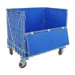 Hollow Plate Wire Mesh Storage Containers Collapsible Wire Container for sale