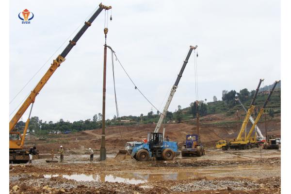High Power 180kW Vibro Replacement Machine Improving  Soil Bearing Capacity