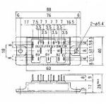 IGBT Power Module 6MBI8L-120 IGBT(1200V 8A)  FUJITSU IGBT Power Module for sale