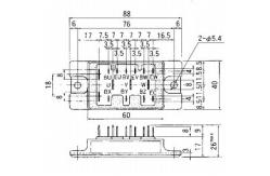China IGBT Power Module 6MBI8L-120 IGBT(1200V 8A)  FUJITSU IGBT Power Module supplier