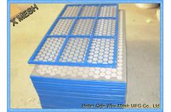 China Steel Frame Sieving Mining Screen Mesh Shale Shaker Screen Rectangular Hole supplier
