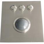 IP68 Industrial washable medical laser trackball pointing device with USB for sale