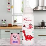 8oz 240ml Newborn Baby Milk Bottle With PP Double Handle for sale