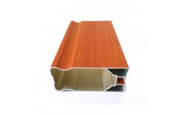China Customized Shape 6m Wood Grain Aluminium Profiles supplier