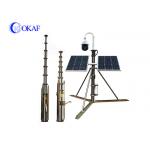 PTZ Camera Manual Winch Telescopic Mast Pole Aluminum Winch for sale