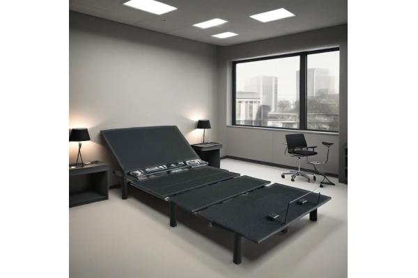 Black Smart Recliner Bed Remote Control with Electric Footrest Adjustment