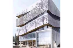 China Modern Aluminium Curtain Wall Cladding Outdoor Exterior Wall System supplier