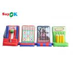 Interactive Tarpaulin Inflatable Sports Games For Team Building Screen Printing for sale