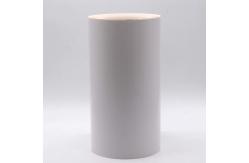 China 1Mil Anti Static Label Material Matte White Permanent Adhesive Antiflaming Polyimide With Glassine supplier