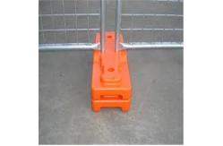 China Pre - Galvanized 2400x2100mm Temporary Mesh Fencing , Temporary Site Fencing With Base supplier