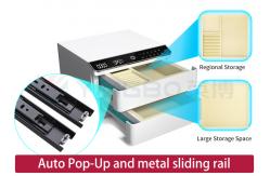 China RoHS & CE Certified Jewelry Safe Box Green-Certified Safe Fingerprint&password Unlock supplier