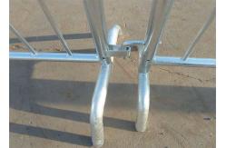 China 8 8.5 Feet Metal Crowd Control Barriers PVC Coated Surface supplier