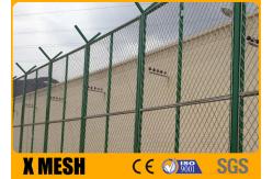 China 3660mm Height Security Metal Fencing 76mmx152mm Diamond Hole Size supplier