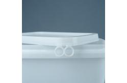 China 5kg Food Grade Rectangle Plastic Bucket With Handle And Lid supplier