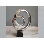 106cm High Contemporary Polished 316 Stainless Steel Art Sculptures for sale