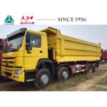 12 Wheeler Sinotruk HOWO Dump Truck 420HP Front Lifting for sale
