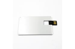 China Metal Credit Card USB Sticks 2.0 128GB 64GB mini UDP flash chips supplier