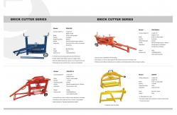 China 120mm Garden Machine Tools Semiautomatic Brick Cutting Machine supplier