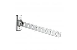 China Creative Foldable Bath Towel Hooks Strip Coat Rack Wall Mounted Hanger Bathroom Hotel supplier