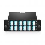 1MT12LC2OM4A 1 MTP To 12 LC Duplex Cassette 24 Fiber 12 Port Lc Fiber Patch Panel for sale