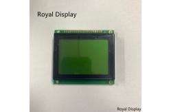 China 128X64dots STN Yellowgreen Graphic LCD Display Monochrome COB LCD Module supplier