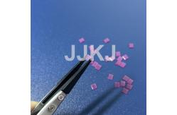 China Square Synthetic Ruby Crystal Sapphire Optical Window DSP 60/40 supplier