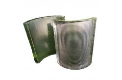 China Stainless Steel Wedge Wire Coanda Screen Sieve Bends For Koi Fish Pond supplier