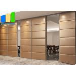 Foldable Room Partition Wall Aluminium Sound Proof Hotel Sliding Door Partition for sale