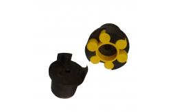 China Polyurethane Elastomer Jaw Couplings Joint Shaft Flexible Mechanical Coupling supplier
