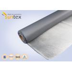 Fireproof PU Coated Fiberglass Fabric one Sided For Expansion Joint