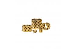 China Self Lubricated Embedded Bronze Graphite Bushing C86300 Alloy supplier