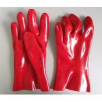 EN388 300mm Oil Proof Pvc Rubber Protective Gloves  Chemical Resistant for sale