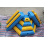 Fireproof Material Double Inflatable Water Slide Airtight Tower Slide For Park for sale