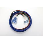 SC / UPC To LC / UPC Fiber Optic Patch Cord  Multi Mode 4 Core LSZH Jacket SGS Approval for sale