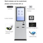 32 Inch Printer Digital Signage Kiosk Selfpay Terminal 450cd/m2 Self Service for sale