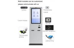 China 32 Inch Printer Digital Signage Kiosk Selfpay Terminal 450cd/m2 Self Service supplier