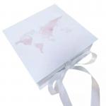 Luxury Fancy Packaging Box Magnetic Cardboard Shipping Box With Ribbon for sale