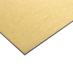 Silver 1220mm Brushed Aluminum Composite Panel Scratch Resistant