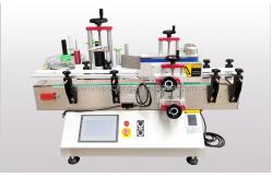 China Tabletop Automatic Round Bottle Labeling Machine For Vial Glass Jar supplier