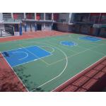 Moisture Proof PU Acrylic Tennis Court Athletic Track 2mm Thickness for sale