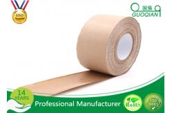 China White / Brown Single Sided Gummed Kraft Paper Tape With 4.8cm Width supplier