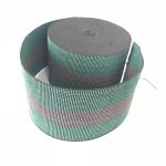 40% elongation high strength polyester webbing strap width 8cm green color for sale