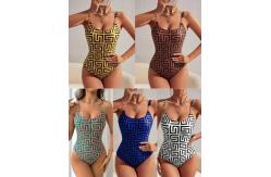 China White Ladies One Piece Swimsuit With Spandex And Solid Pattern Durable nylon fabric supplier