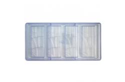China 3D Kitchen Custom Chocolate Molds Square Shape Cake Chocolate Bar Silicone Mold supplier