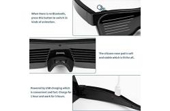 China USB Rechargeable Programmable Led Glasses Text Graffiti Animation Music Rhythm Modes supplier