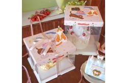 China Custom Made Cake Packaging Boxes With Printing And CMYK / Pantone supplier