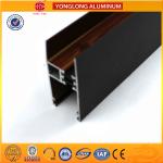 Rich Decoration Wood Finish Aluminium Profiles Colorful Luster 2500T Extrusion for sale