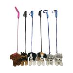 6 Asstd Gift Stuffed Animal Dogs That Look Real 17cm 6.69in Hypoallergenic Fiber for sale