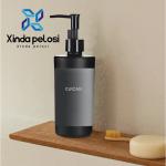 Stainless Steel Hotel Shower Foam Soap Bottles Manual Foaming Hand Wash Dispenser For Bathroom for sale