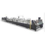 4 And 6 Corner Continuous Carton Folder Gluer Machine High Speed for sale